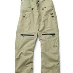 Mountain Hardwear Women's Large Powder Maven Snow Bibs - Mantis Green - NWT